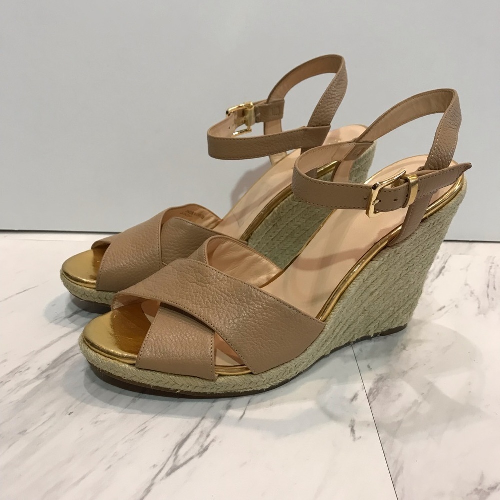 Cole Haan Tan Wedges